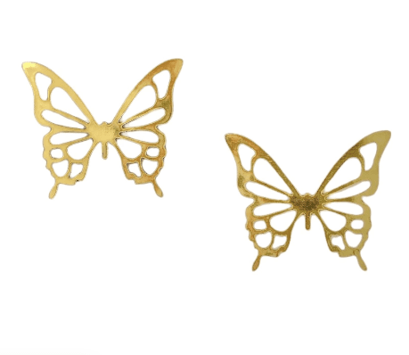 Aplique borboleta lonita (unidade)