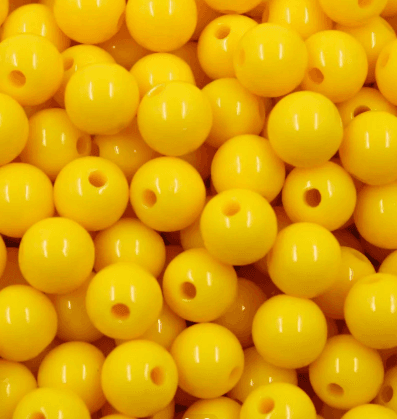 Bola de plástico leitosa 8mm (10gr)