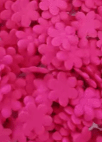 Aplique mini flor prensada- Pct com 10 unid