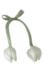 Aplique tulipa de cetim (unidade)